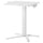 MITTZON - Laptop table with castors, white, 66x50 cm