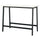MITTZON - Conference table, white/black, 140x68x105 cm