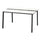 MITTZON - Conference table, white/black, 140x108x75 cm