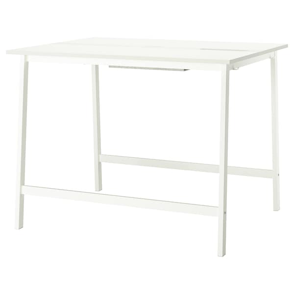 MITTZON - Conference table, white, 140x108x105 cm