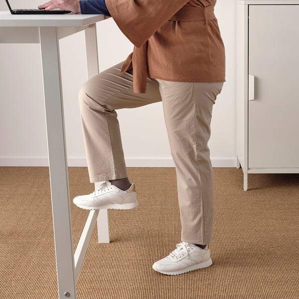 MITTZON conference table, white, 140x68x105 cm