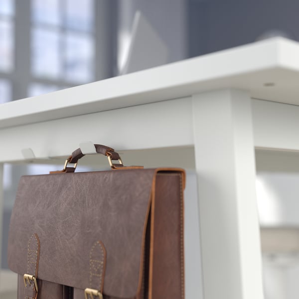 MITTZON conference table, white, 140x68x105 cm