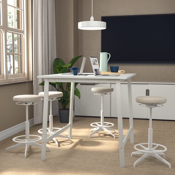 Ikea MITTZON - Conference table, white, 140x108x105 cm
