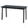 MITTZON - Conference table, black stained ash veneer/black, 140x68x75 cm