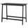 MITTZON - Conference table, black stained ash veneer/black, 140x68x105 cm