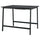 MITTZON - Conference table, black stained ash veneer/black, 140x108x105 cm