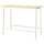 MITTZON - Conference table, birch veneer/white, 140x68x105 cm
