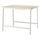 MITTZON - Conference table, birch veneer/white, 140x108x105 cm