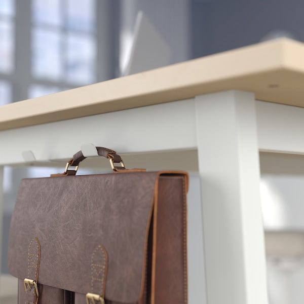 Ikea MITTZON - Conference table, birch veneer/white, 140x68x105 cm