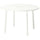 MITTZON - Conference table, round/white, 120x75 cm