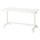 MITTZON foldable table with castors, white, 140x70 cm