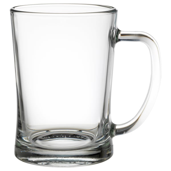 MJÖD beer tankard, clear glass, 60 cl