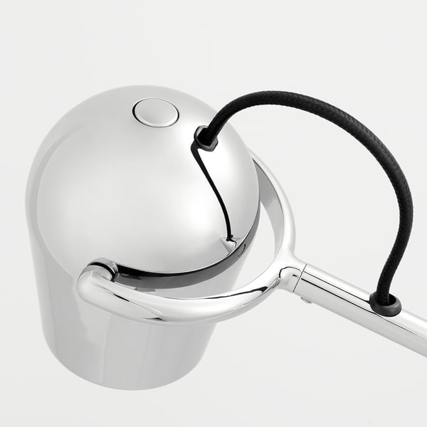 MODERMOLN work lamp, chrome-plated, 8 cm
