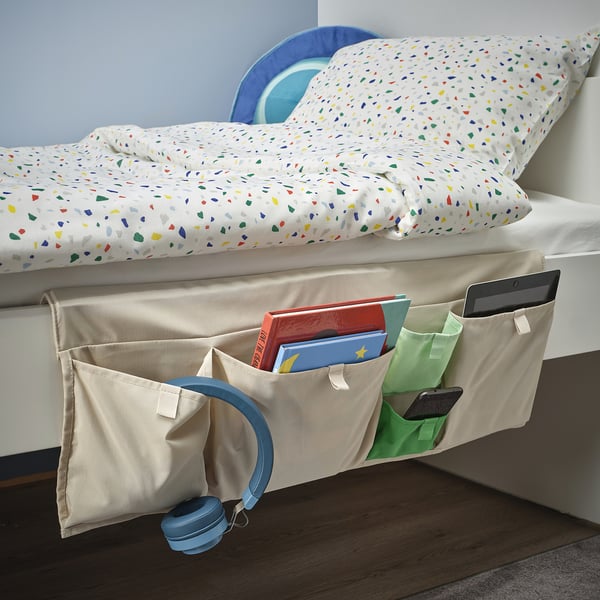 MÖJLIGHET - MÖJLIGHET Bed pocket, beige, 75x27 cm