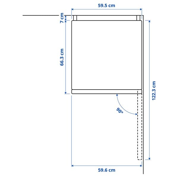 Ikea MÖLNÅS - Refrigerator/freezer, IKEA 700 freestanding/color stainless steel,249/106 l