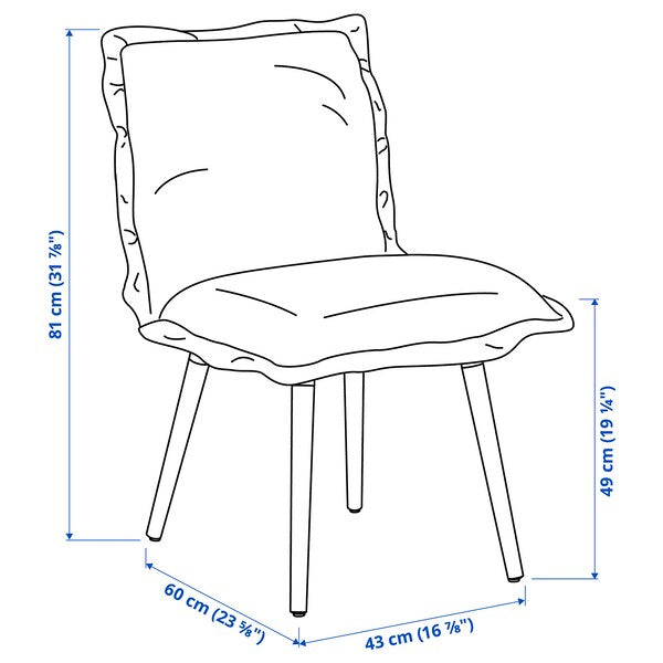 MÖRBYLÅNGA / KLINTEN - Table and 4 chairs, 140x85 cm