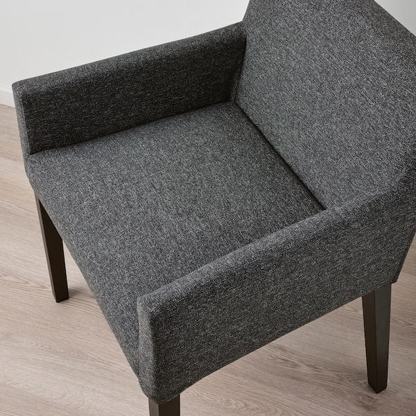 Ikea MÖRBYLÅNGA / MÅRENÄS - Table and 6 chairs with armrests , 220 cm