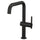 MÖRKASJÖN kitchen mixer tap single side lever, black