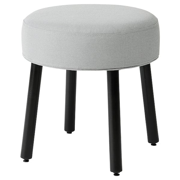 Ikea MÖRTFORS - Pouf, Diseröd grigio,47x47 cm