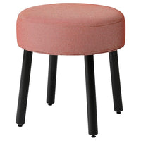 MÖRTFORS pouffe, Diseröd red, 47x47 cm