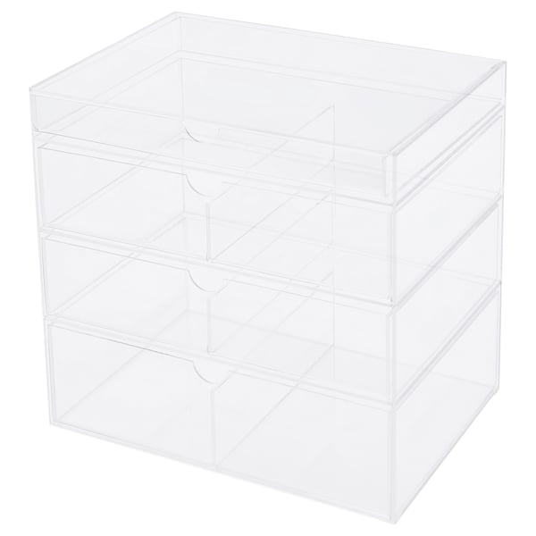 MOJAN make-up storage with 4 drawers, 25.5x18 cm