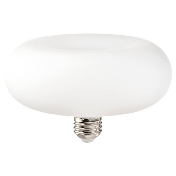 MOLNART - LED bulb E27 120 lumen, donut-shaped opal white, 2400 K 150 mm