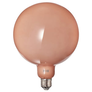 MOLNART LED bulb E27 150 lumen, globe orange-pink, 150 mm