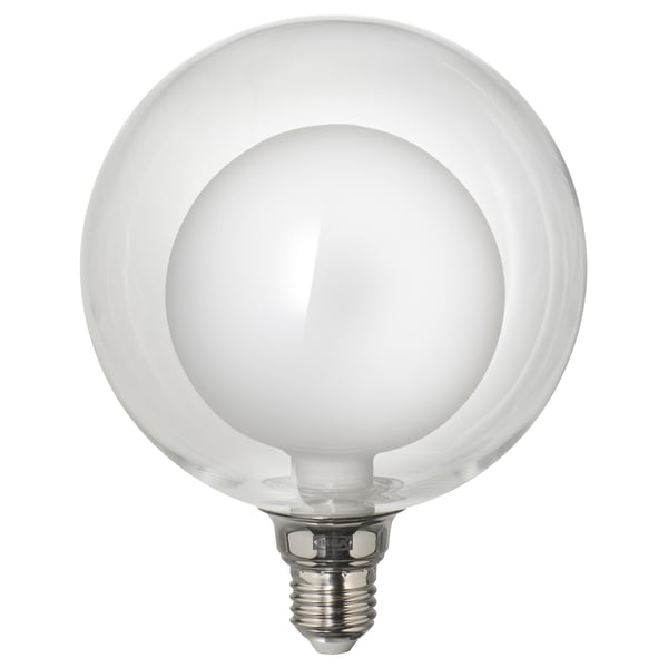 MOLNART LED bulb E27 200 lumen, double globe clear glass, 150 mm