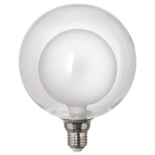 MOLNART LED bulb E27 200 lumens, double sphere clear glass, 150mm