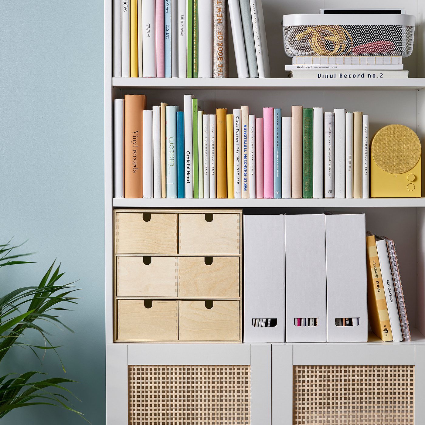 MOPPE mini chest of drawers, birch plywood, 31x18x32 cm
