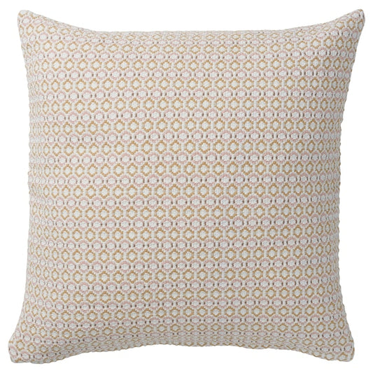 MOROTSMOTT - Cushion cover, white/light pink, 50x50 cm