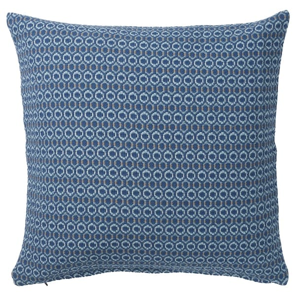 Ikea MOROTSMOTT - Cushion cover, dark blue/grey-blue, 50x50 cm