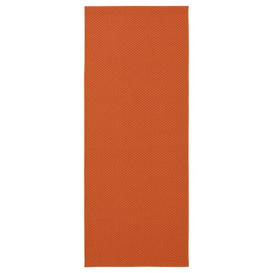 MORUM rug flatwoven, in/outdoor, orange, 200x80 cm