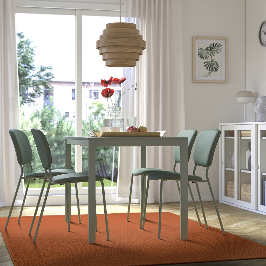 MORUM rug flatwoven, in/outdoor, orange, 230x160 cm