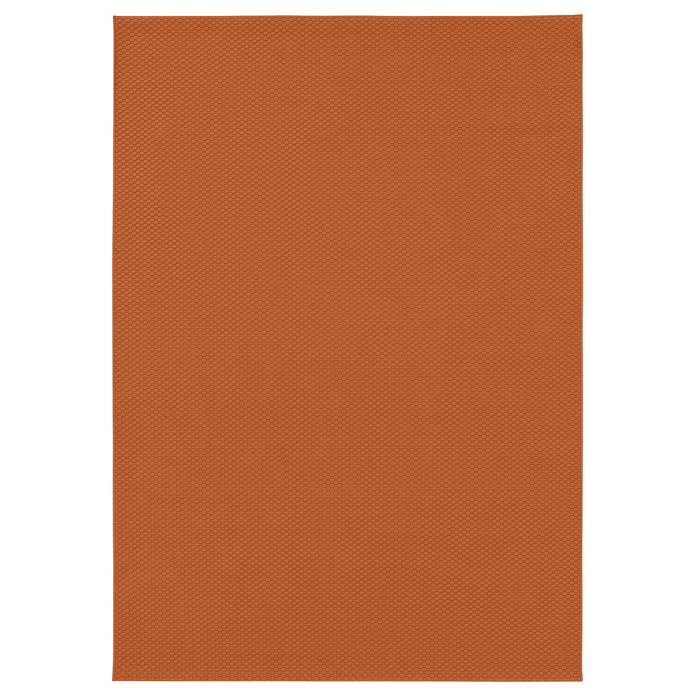 MORUM rug flatwoven, in/outdoor, orange, 160x230 cm