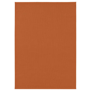MORUM rug flatwoven, in/outdoor, orange, 160x230 cm