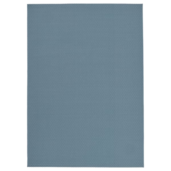 MORUM - Rug flatwoven, in/outdoor, light blue, 200x300 cm