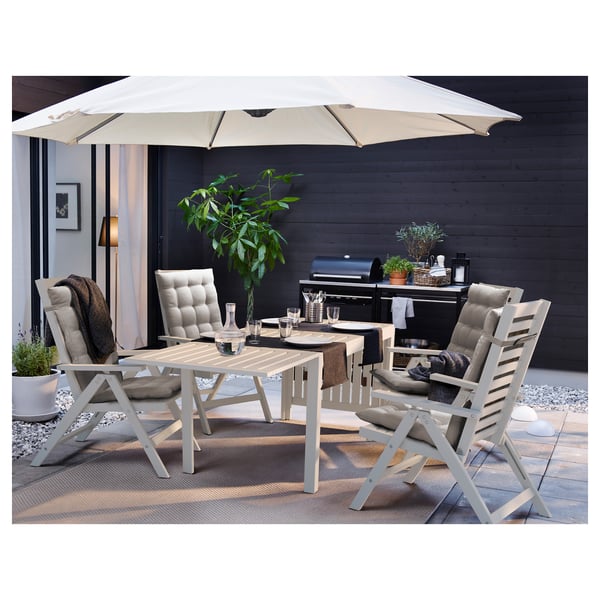 MORUM rug flatwoven, in/outdoor, beige, 200x300 cm