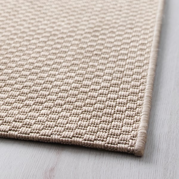 MORUM rug flatwoven, in/outdoor, beige, 200x300 cm