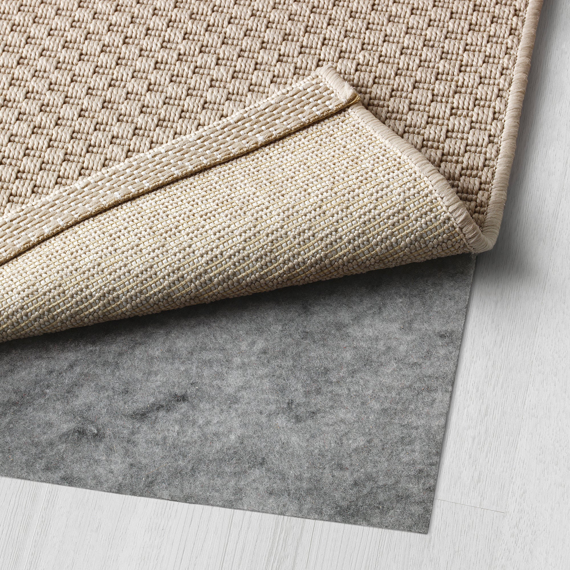 MORUM rug flatwoven, in/outdoor, beige, 80x200 cm