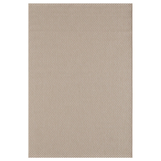 MORUM rug flatwoven, in/outdoor, beige, 180x120 cm