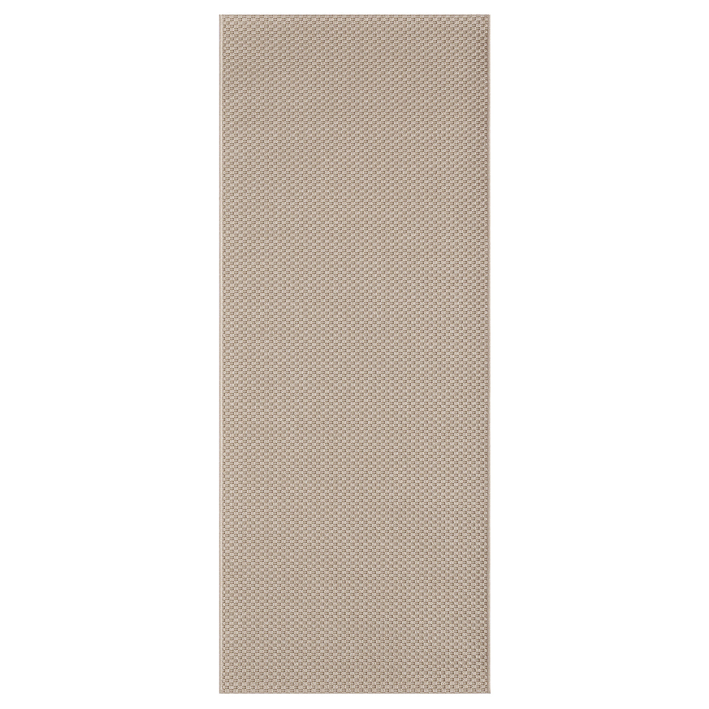 MORUM rug flatwoven, in/outdoor, beige, 80x200 cm