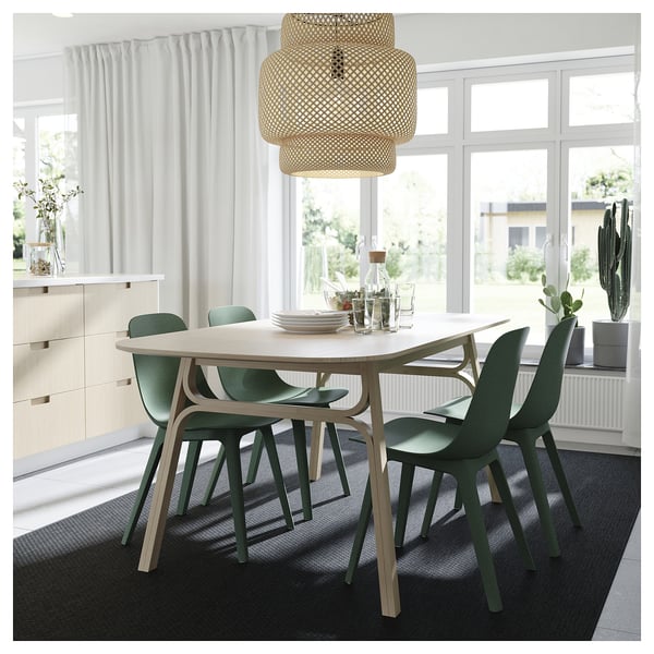 MORUM rug flatwoven, in/outdoor, dark grey, 200x300 cm