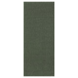 MORUM rug flatwoven, in/outdoor, dark green, 60x150 cm