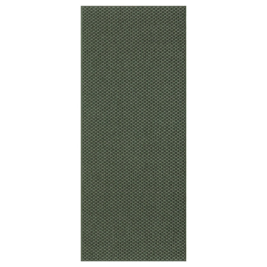 MORUM rug flatwoven, in/outdoor, dark green, 150x60 cm