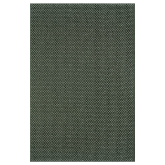 MORUM rug flatwoven, in/outdoor, dark green, 180x120 cm