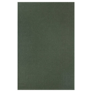 MORUM rug flatwoven, in/outdoor, dark green, 160x230 cm
