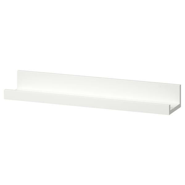 MOSSLANDA picture ledge, white, 55 cm