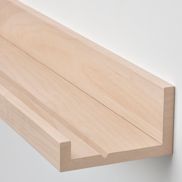 MOSSLANDA - Picture ledge, birch effect, 55 cm