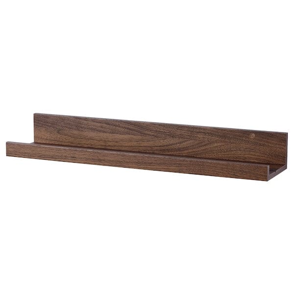 Ikea MOSSLANDA - Picture ledge, walnut effect, 55 cm